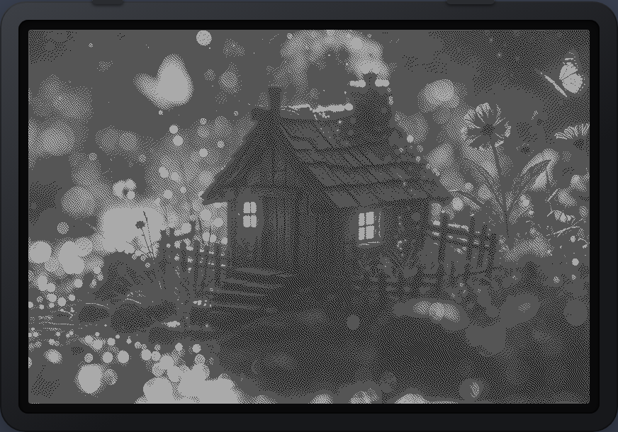 Picture rendered with the Soft / faded preset.